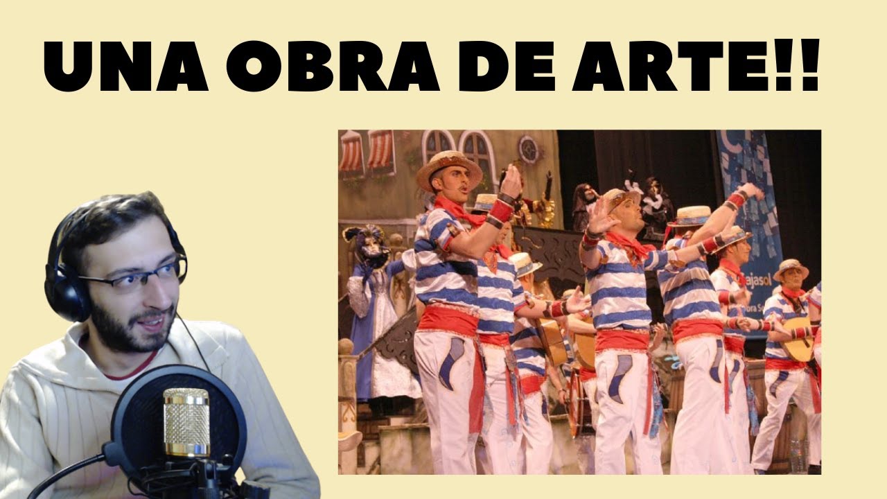 Carnavalero URUGUAYO reacciona a LA SERENISSIMA. Comparsa de JUAN CARLOS ARAGON. Carnaval de Cádiz