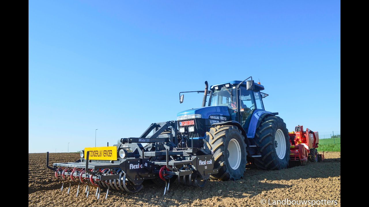 Aardappelen poten 2015 Loonwerken Goemaere