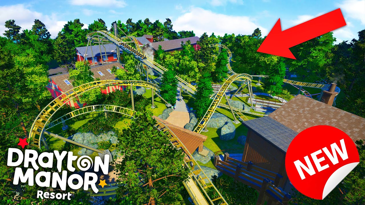 I recreated Drayton Manor’s NEW Gold Rush in Planet Coaster!