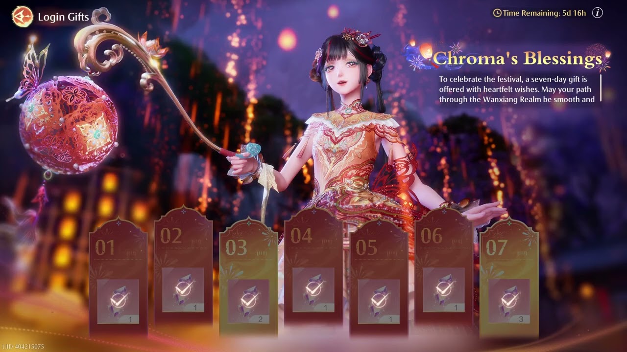 Chilling on Wanxiang Land on Infinity Nikki Day 6