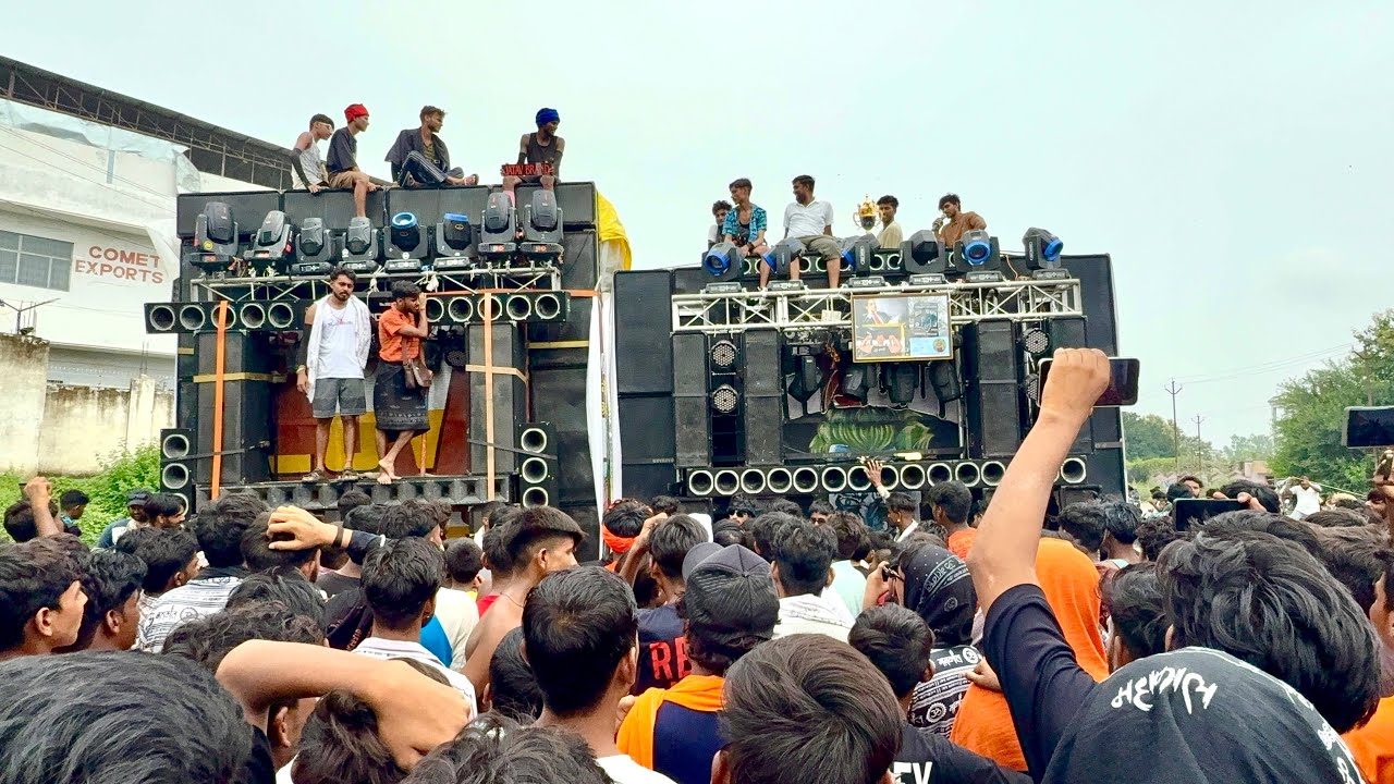 Dj Shagun Vs Dj Love Gujjar Competition 🔥 ll Moradabad Kawad Yatra 2025