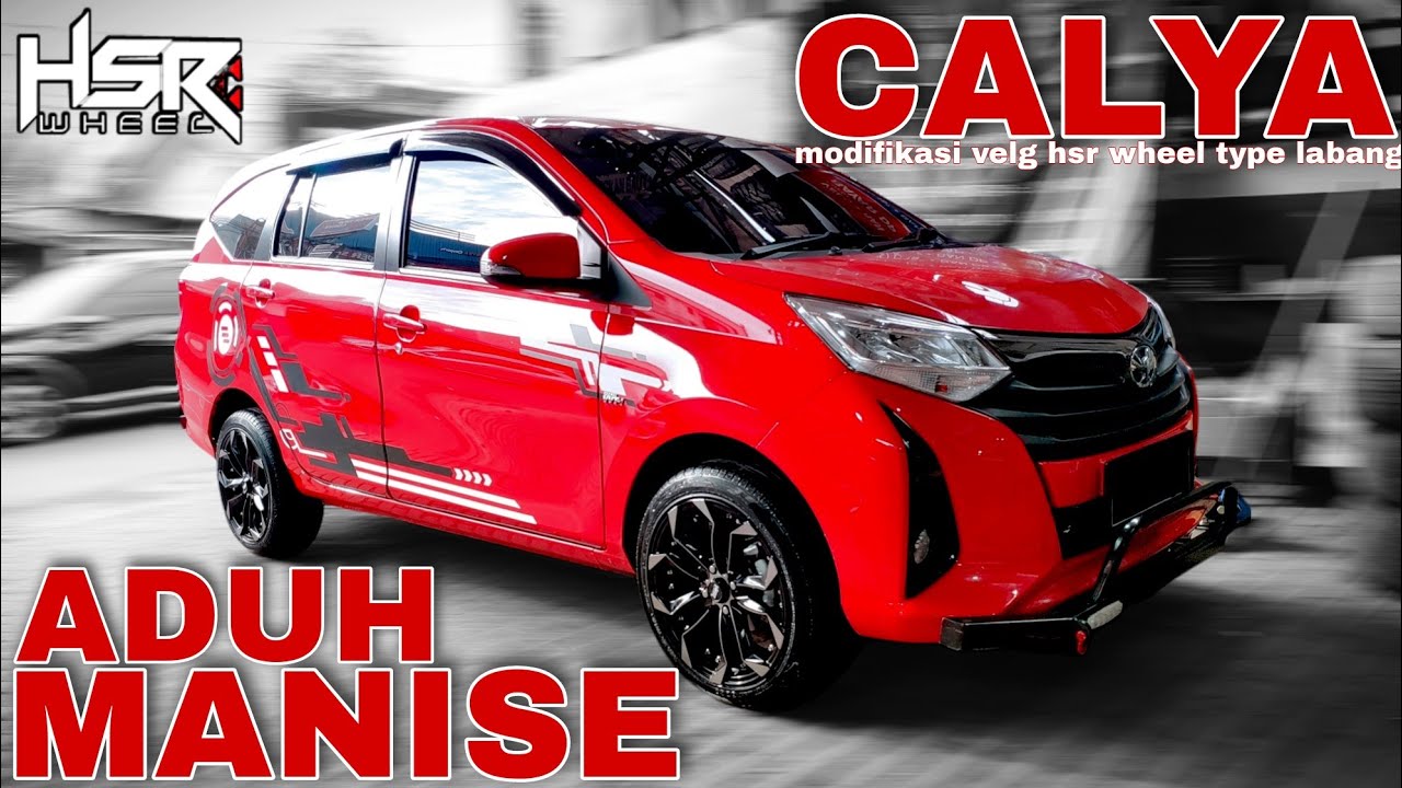 TOYOTA CALYA USE VELG HSR WHEEL TYPE LABANG RING 16 || udah MANIS makin tambah KEREN | PAKET LENGKAP