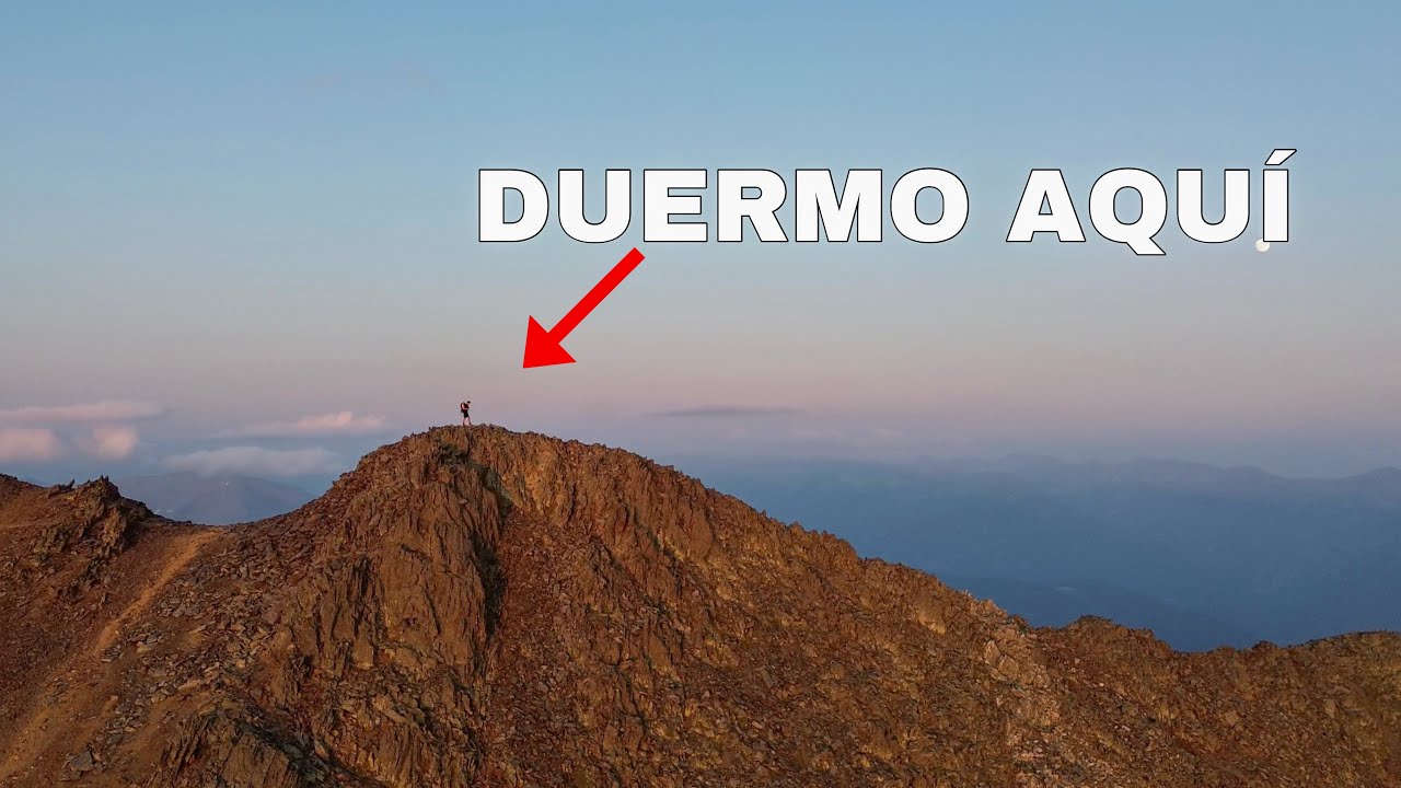 DUERMO SOLO a 2900m con el MEJOR ATARDECER