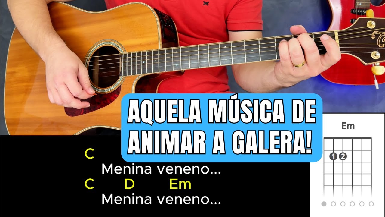 Como Tocar MENINA VENENO (Aula de Violão Fácil)
