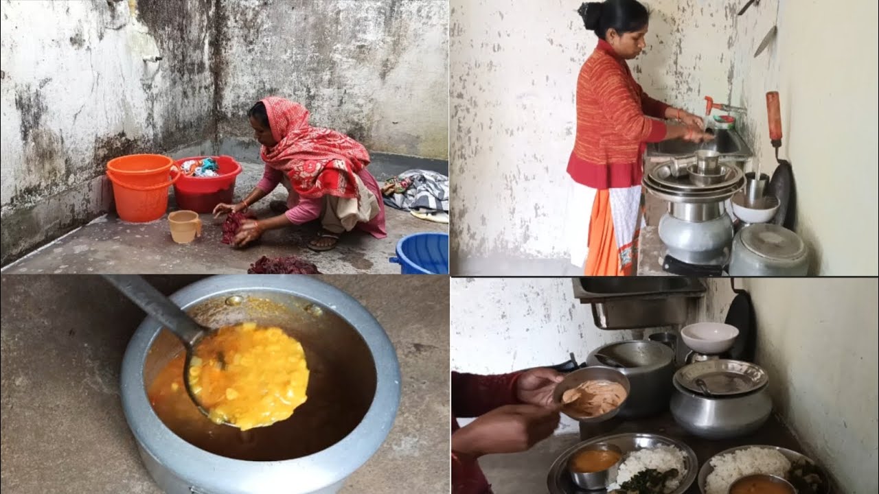 इस कड़ाके की ठंड में भी इतना सारा काम करना पड़ा// daily blog video #nishukitchenvlog