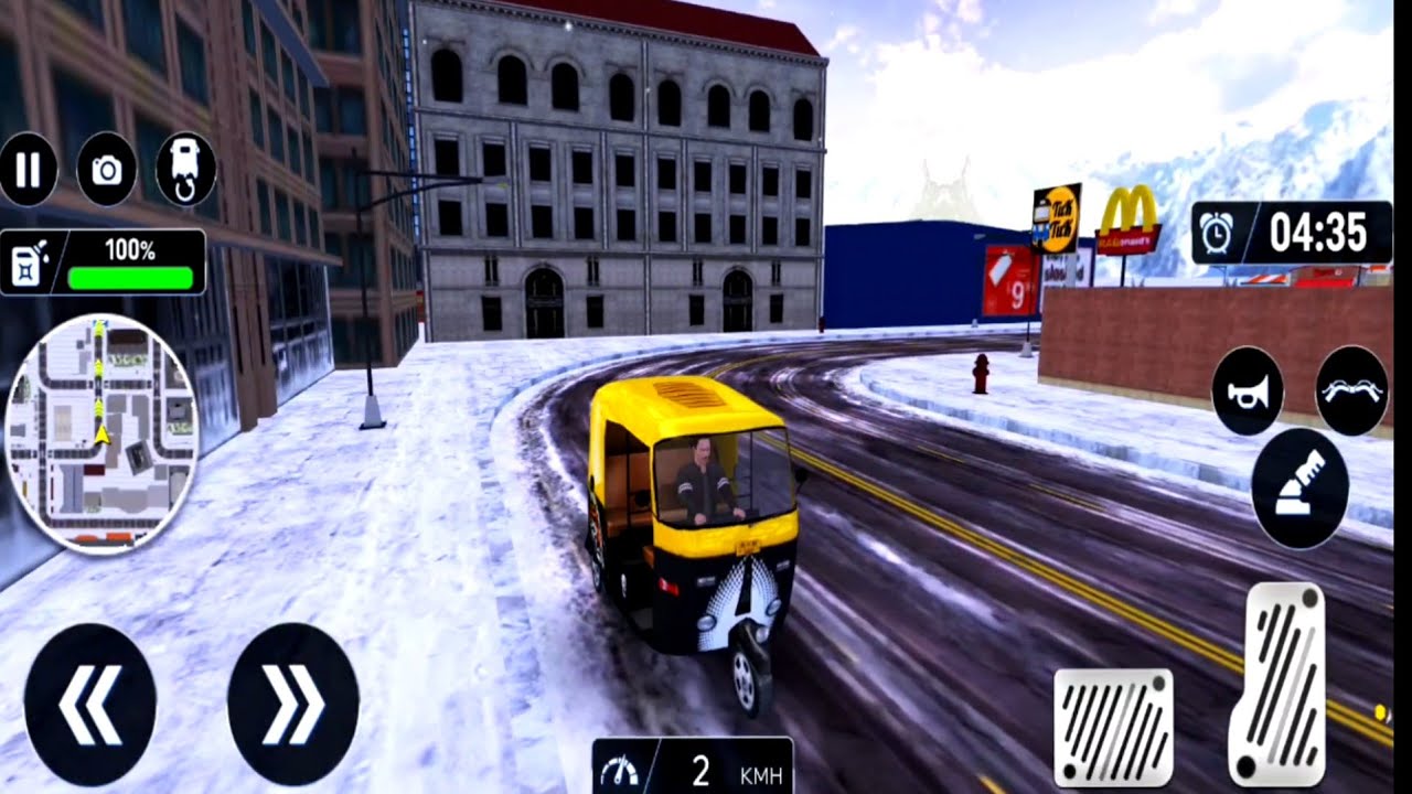 Tuk Tuk Auto Rickshaw Off-road Game || 3d game, Android game, auto wala game || Driving Simulator