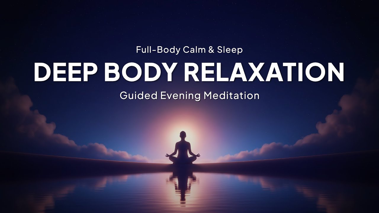 10-Minute Deep Body Relaxation | Evening Guided Meditation for Full-Body Calm & Better Sleep
