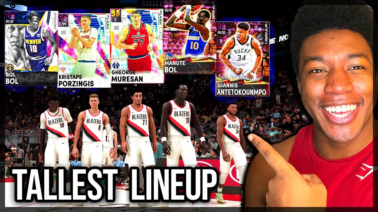 I USED THE TALLEST SQUAD POSSIBLE IN NBA 2K21 MYTEAM...AND ITS TOXIC! (SQUAD BUILDER)