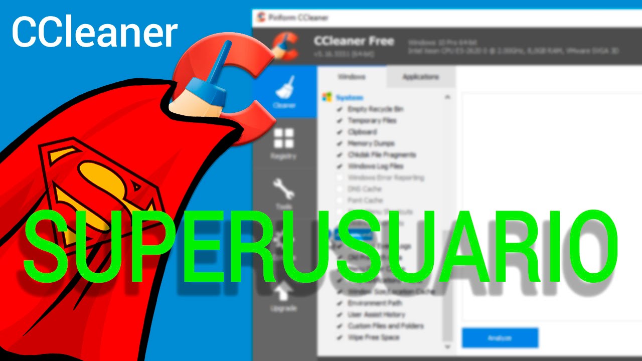 Cómo usar CCleaner en modo experto