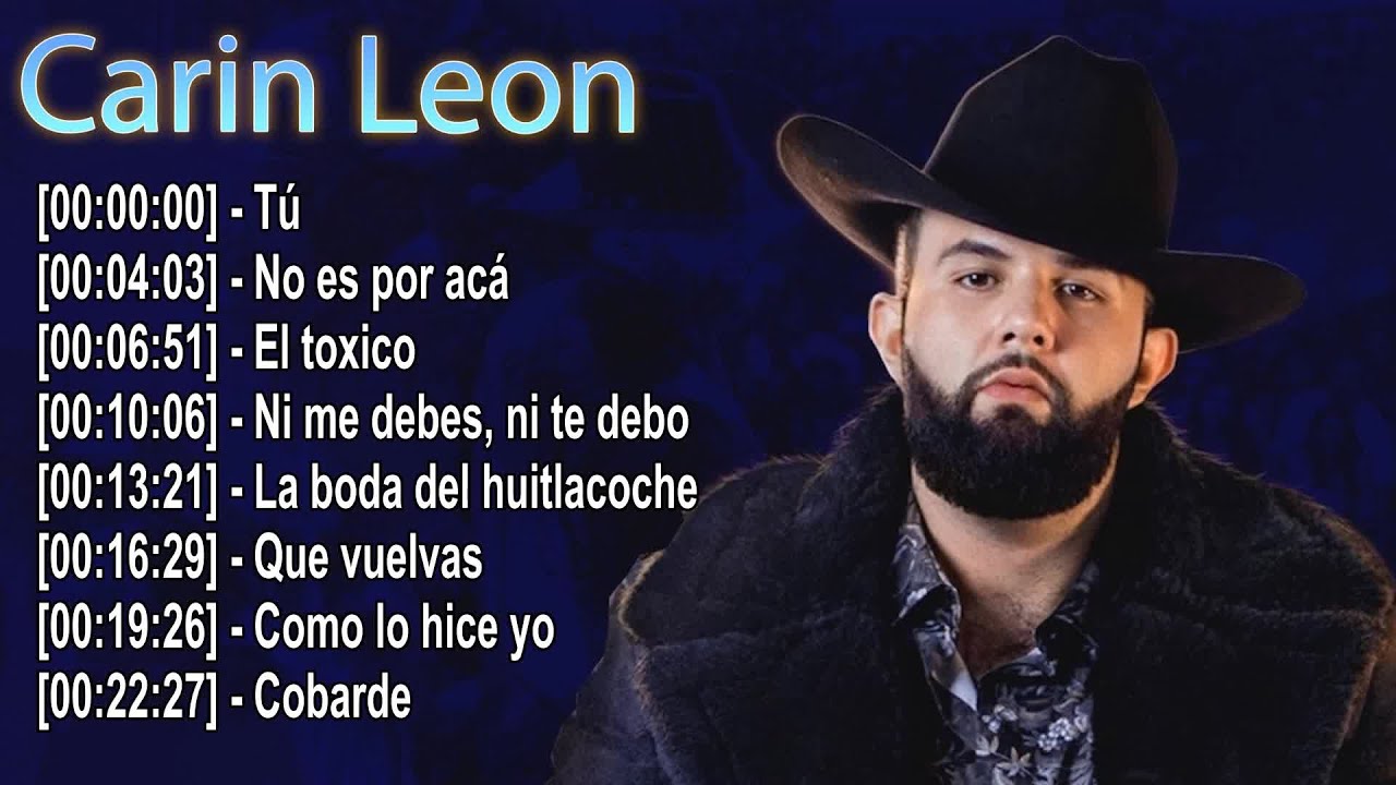¿Cuál es tu favorita de Carin León? 🎶
