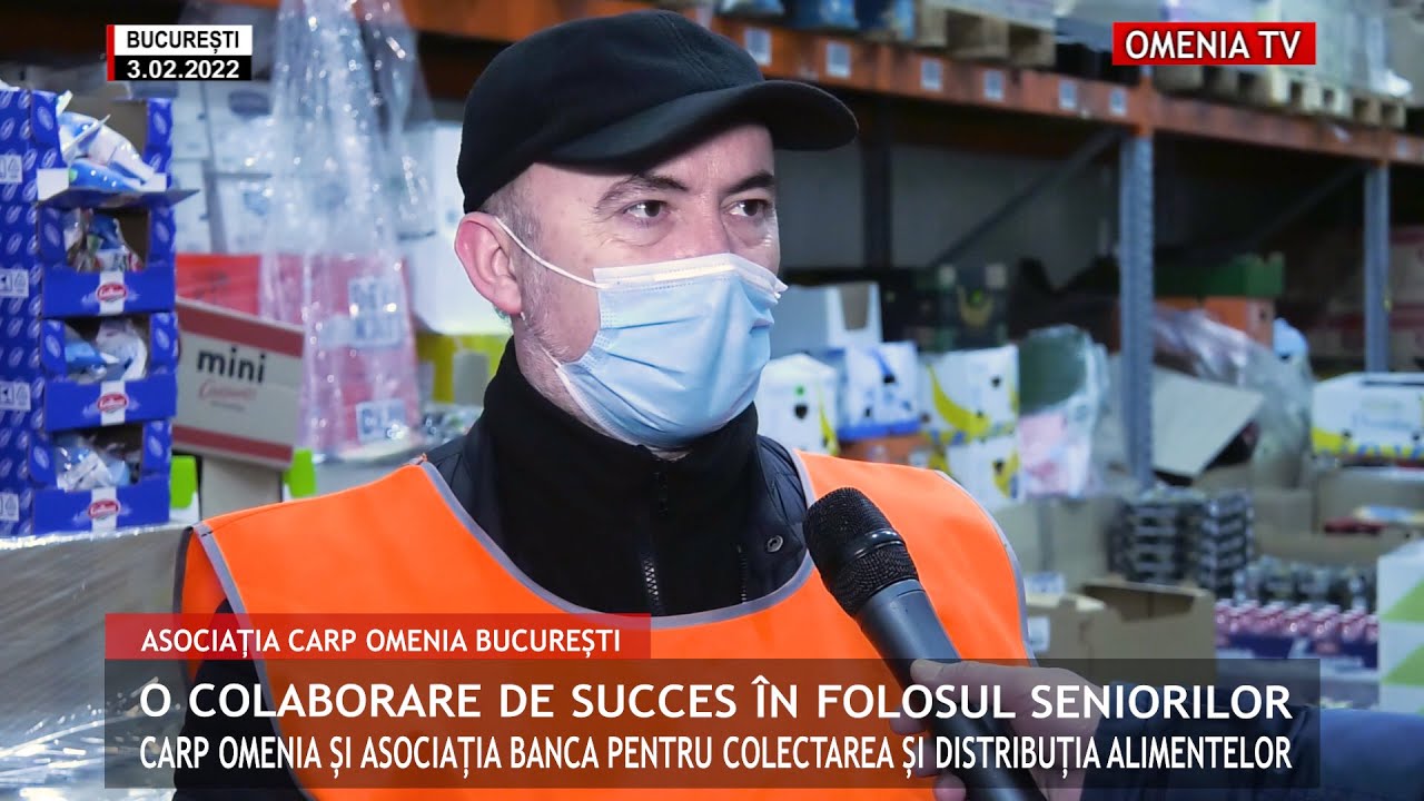 CARP OMENIA ȘI ASOCIAȚIA BANCA PENTRU COLECTAREA ȘI DISTRIBUȚIA ALIMENTELOR