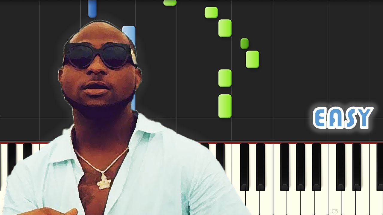 Davido - Fia | EASY PIANO TUTORIAL by Synthly