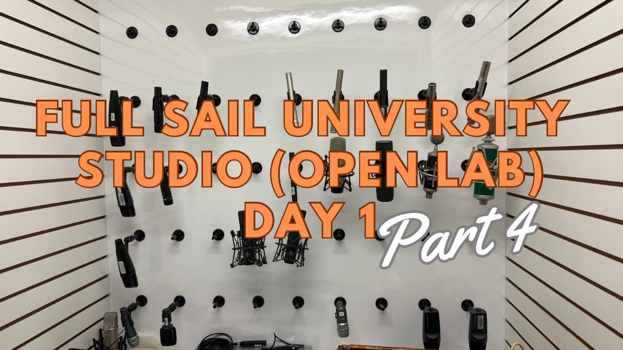 Full Sail University Studio [Open Lab] -  Day 1 Vlog (Part 4)