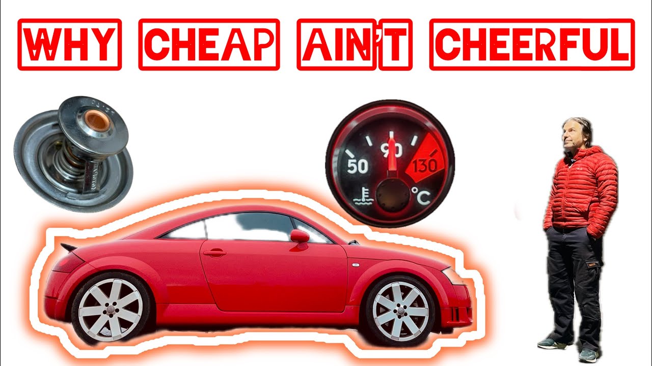 AUDI TT 3.2 NEW THERMOSTAT FAIL! DON'T MAKE THIS MISTAKE-PROJECT TT EP5 
