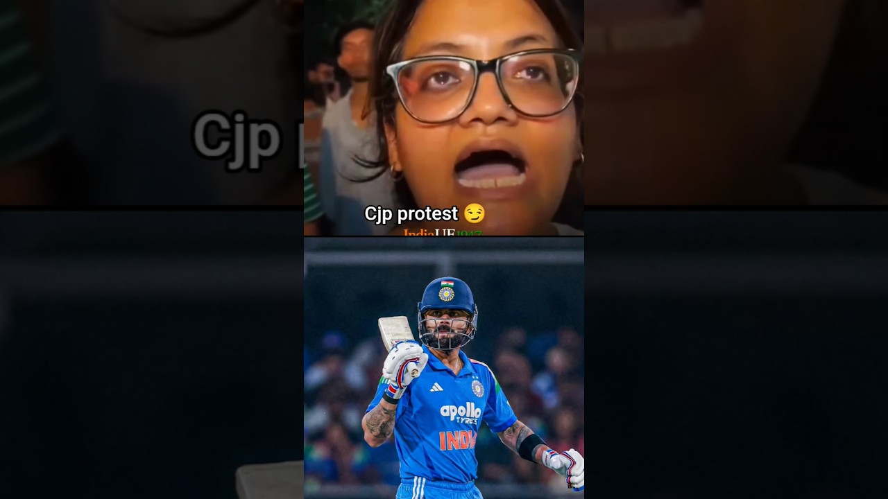 Virat Kohli cjp protest What happened 🥵#cricket #shorts #cjp