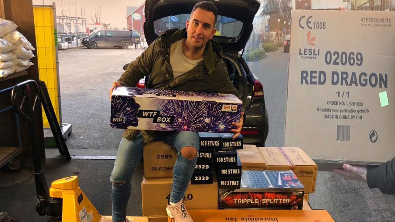Mega VEEL vuurwerk ophalen in Nederland!