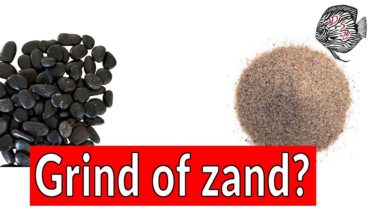 GRIND of ZAND als BODEM bedekking in AQUARIUM bij het inrichten | Aquarium Sunshine Valley