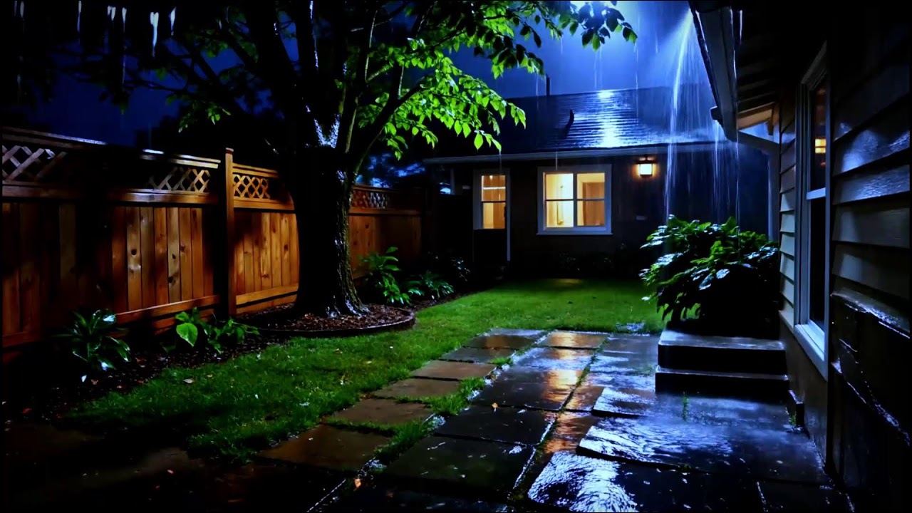 Melatonin Release Sleep Music | Rain Sounds for Calm Nights