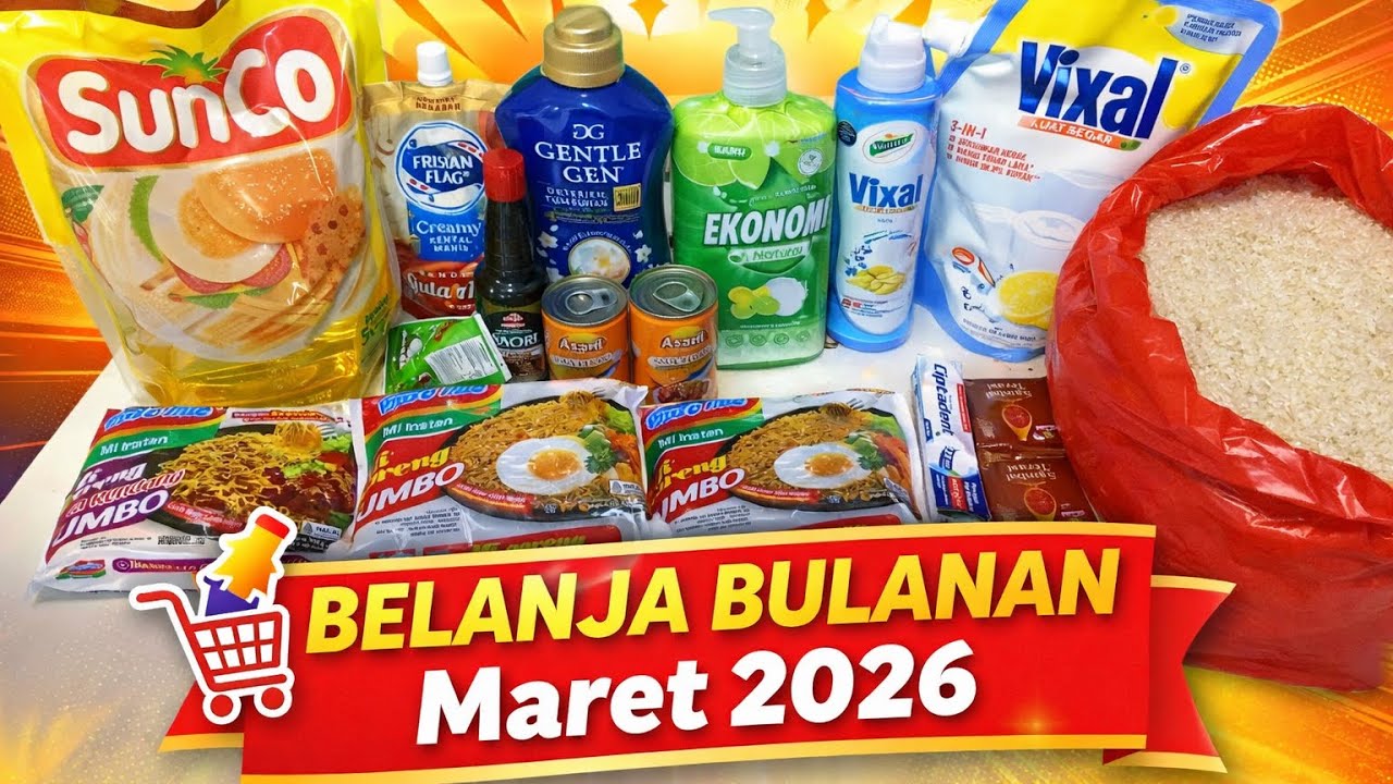 Belanja Bulanan Maret 2026 