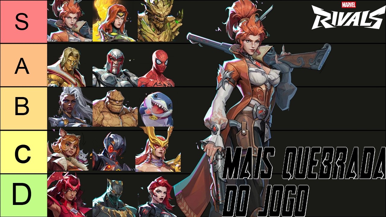 TIERLIST TEMPORADA 6 5 MARVEL RIVALS