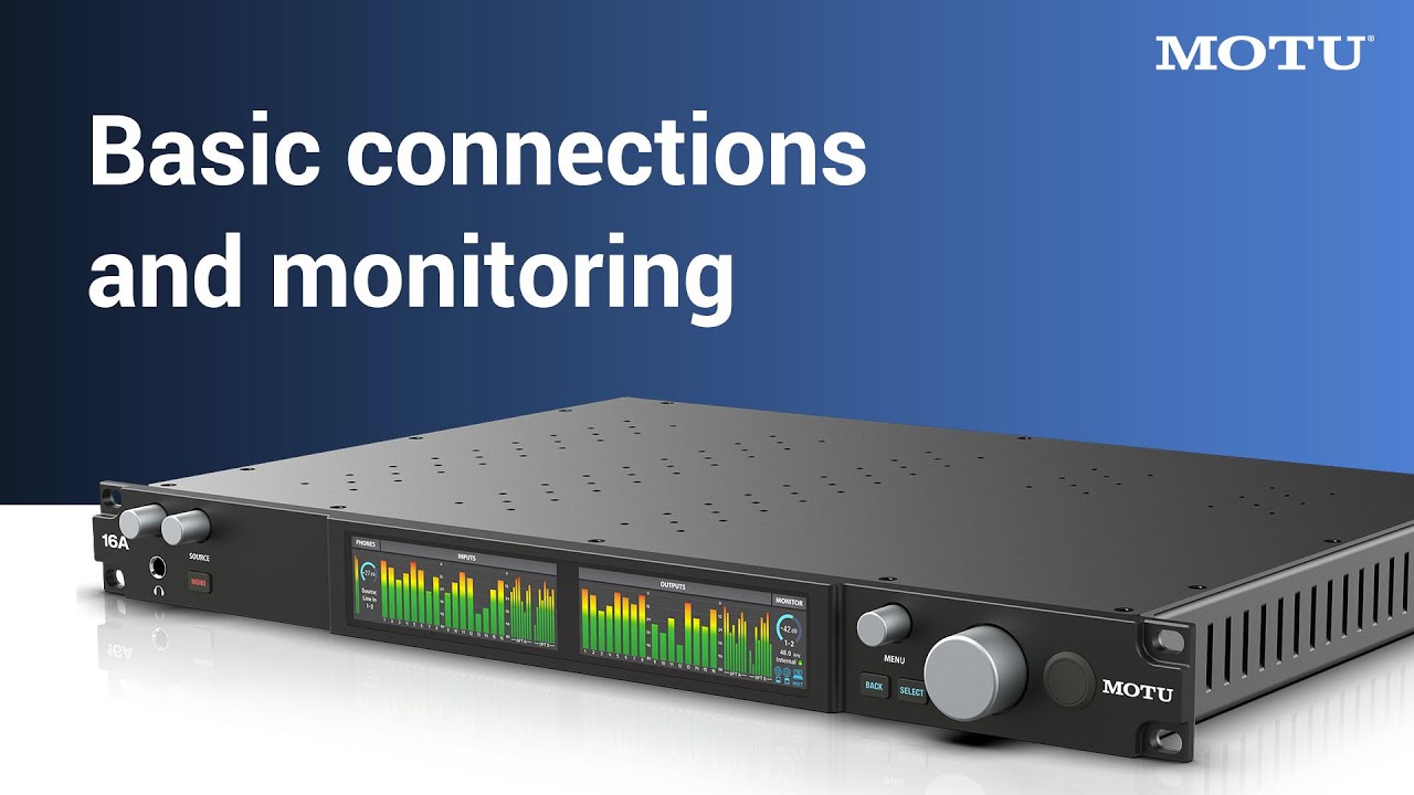 16A: basic connections and monitoring