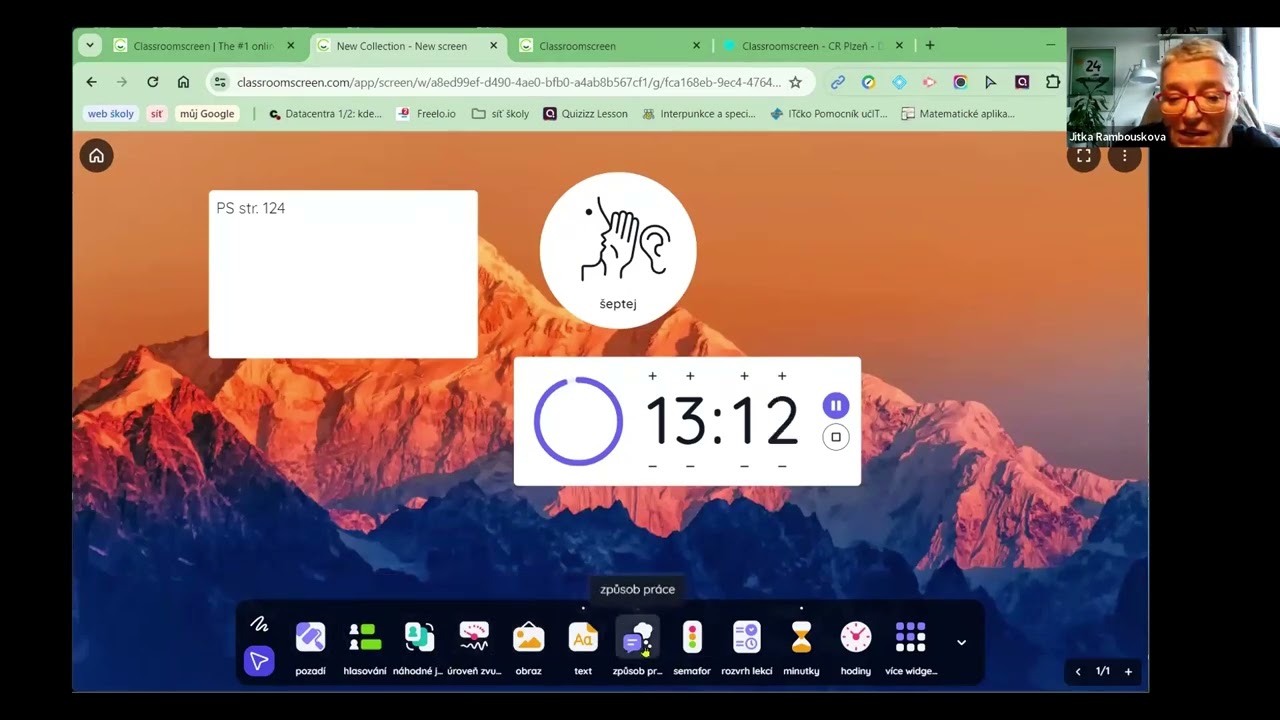 ClassroomScreen - webinář