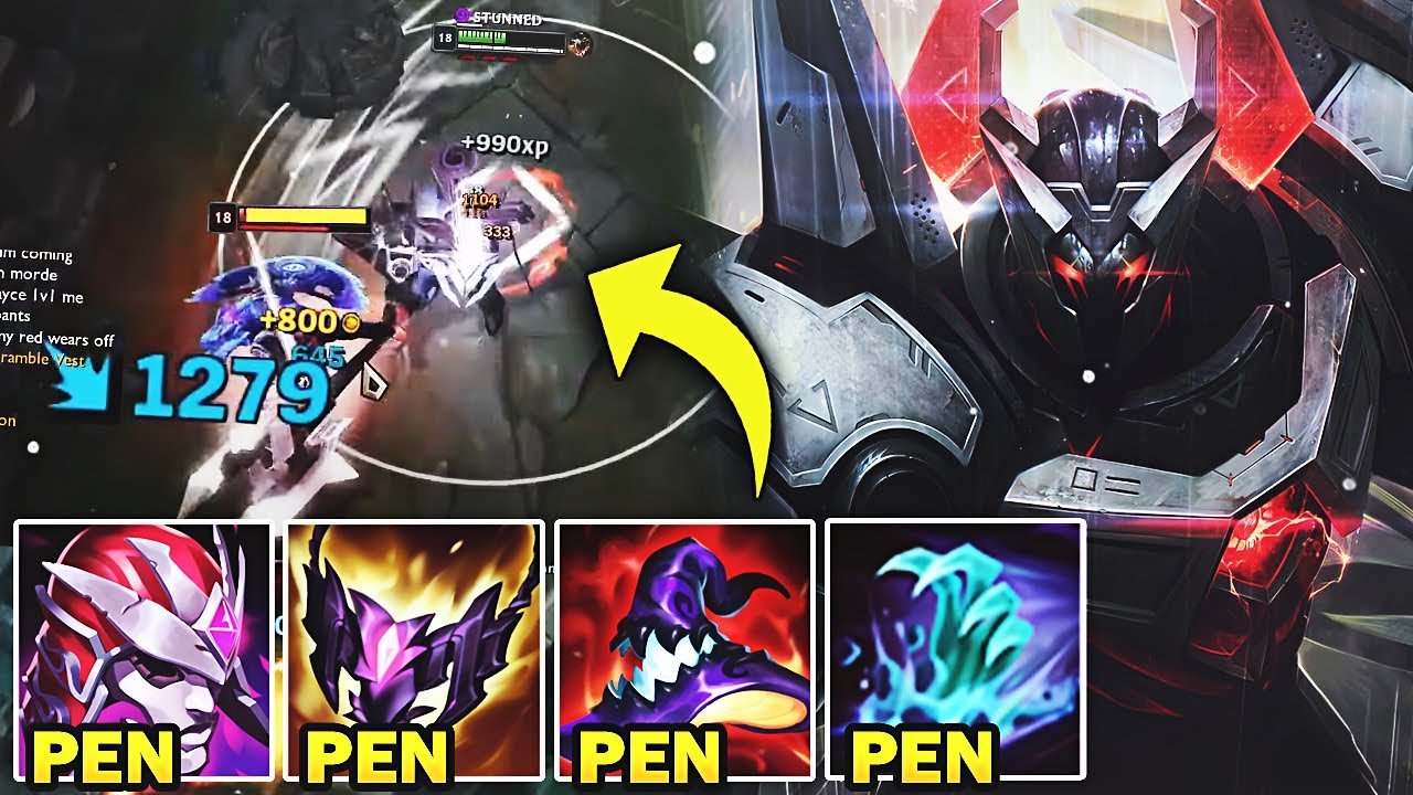 Mordekaiser but my Mace does True Damage and my bonk insta-kills tanks (Max Magic Pen)