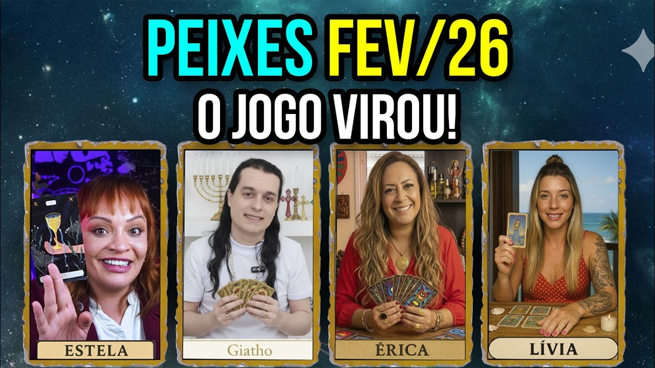 ♓ PEIXES: O CONTRATO ESPIRITUAL FOI RASGADO! 4 VOZES REVELAM A MUDANÇA RADICAL EM FEVEREIRO