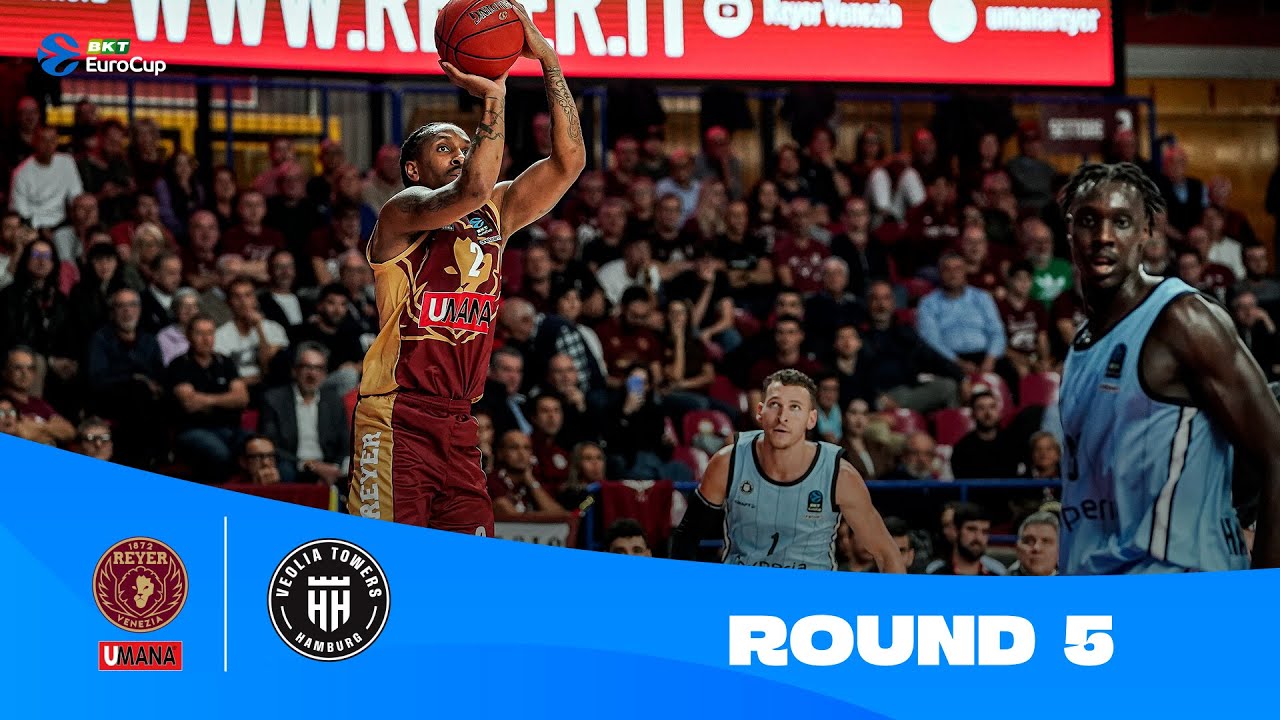 NEWCOMER McGruder sends Reyer atop the Towers!  | Round 5 Highlights | 2024-25 BKT EuroCup
