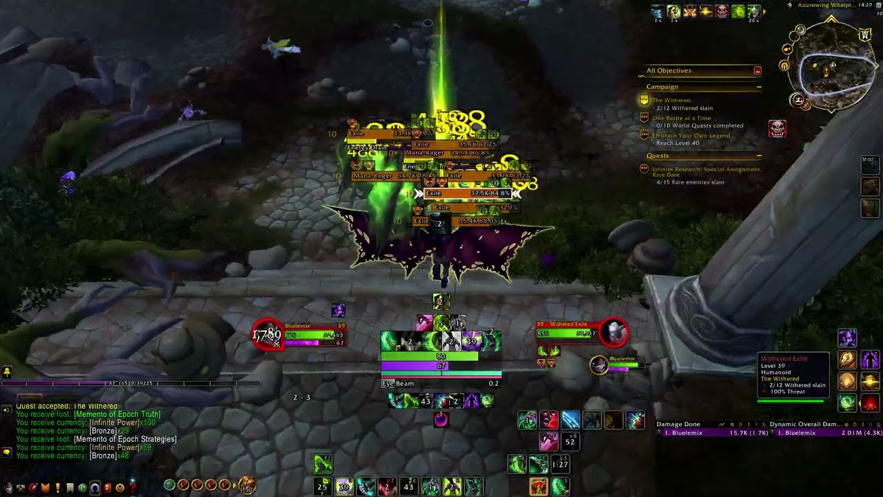 WoW War Within - Legion Remix Patch 11.2.5 Quest: The Withered