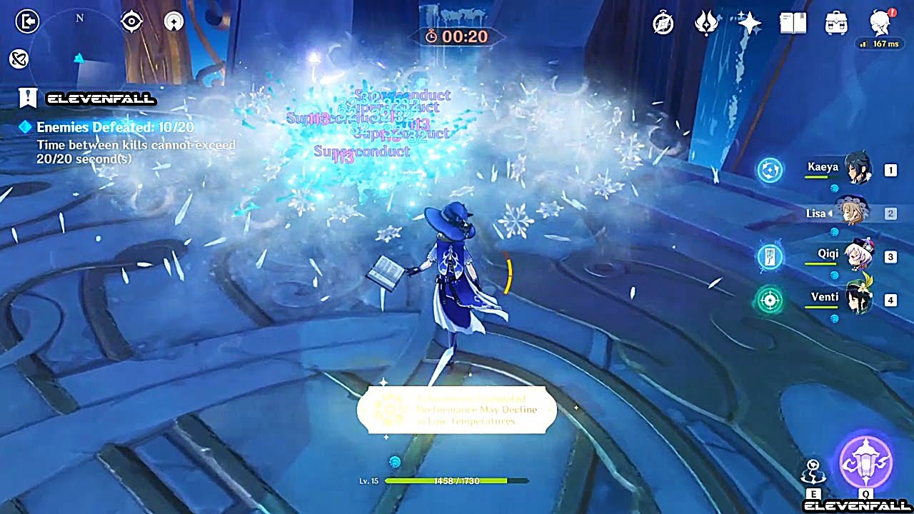 Performance May Decline in Low Temperatures (Achievement) | Genshin Impact 1.0