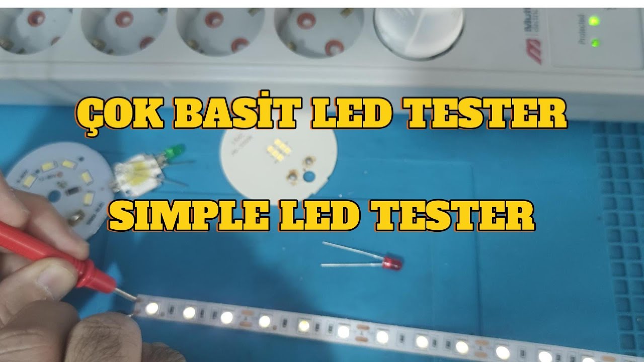 ÇOK BASİT LED TESTER        SIMPLE LED TESTER