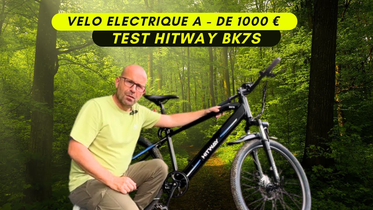 Test du Vélo Électrique Hitway BK7S