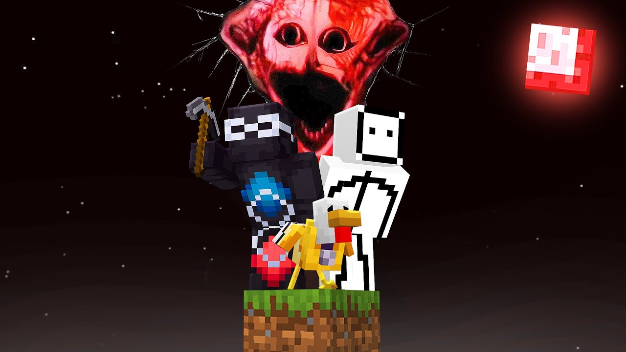 Sobrevivimos A Un Oneblock De TERROR En Minecraft...