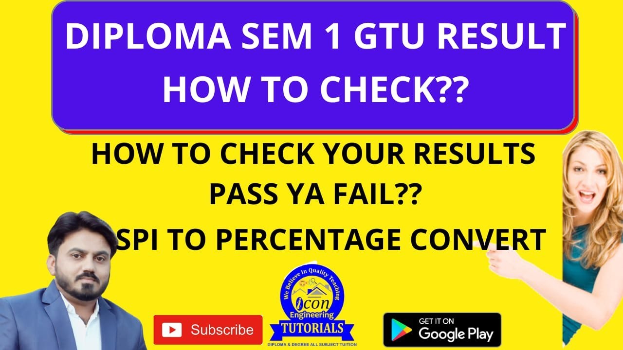 DIPLOMA SEM 1 GTU RESULT 2022 || HOW TO CHECK YOUR RESULT || PASS YA FAIL || SPI TO PERCENTAGE | GTU