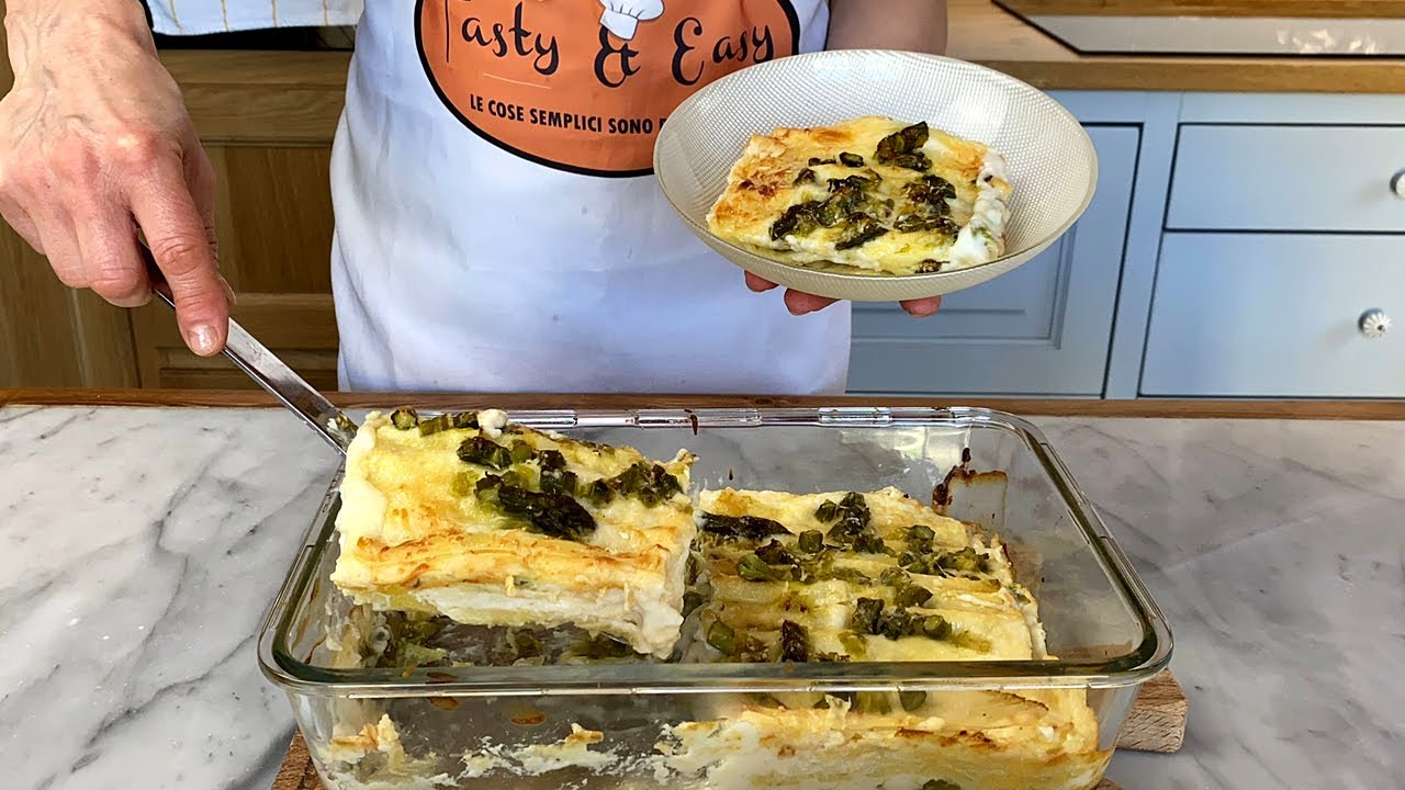 LASAGNA AGLI ASPARAGI | Ideale per la stagione! ASPARAGUS LASAGNA | Perfect for the season!