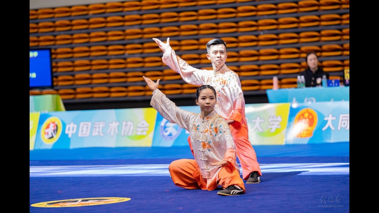 Double Taijiquan 双人太极拳 第1名 浙江队 陈小丽 吴宇涛 9.78分