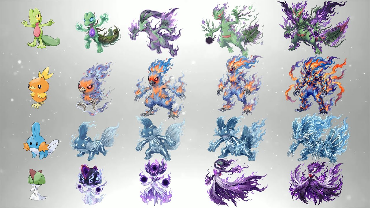 I Turned Treecko, Torchic, Mudkip and Ralts into GHOSTS!