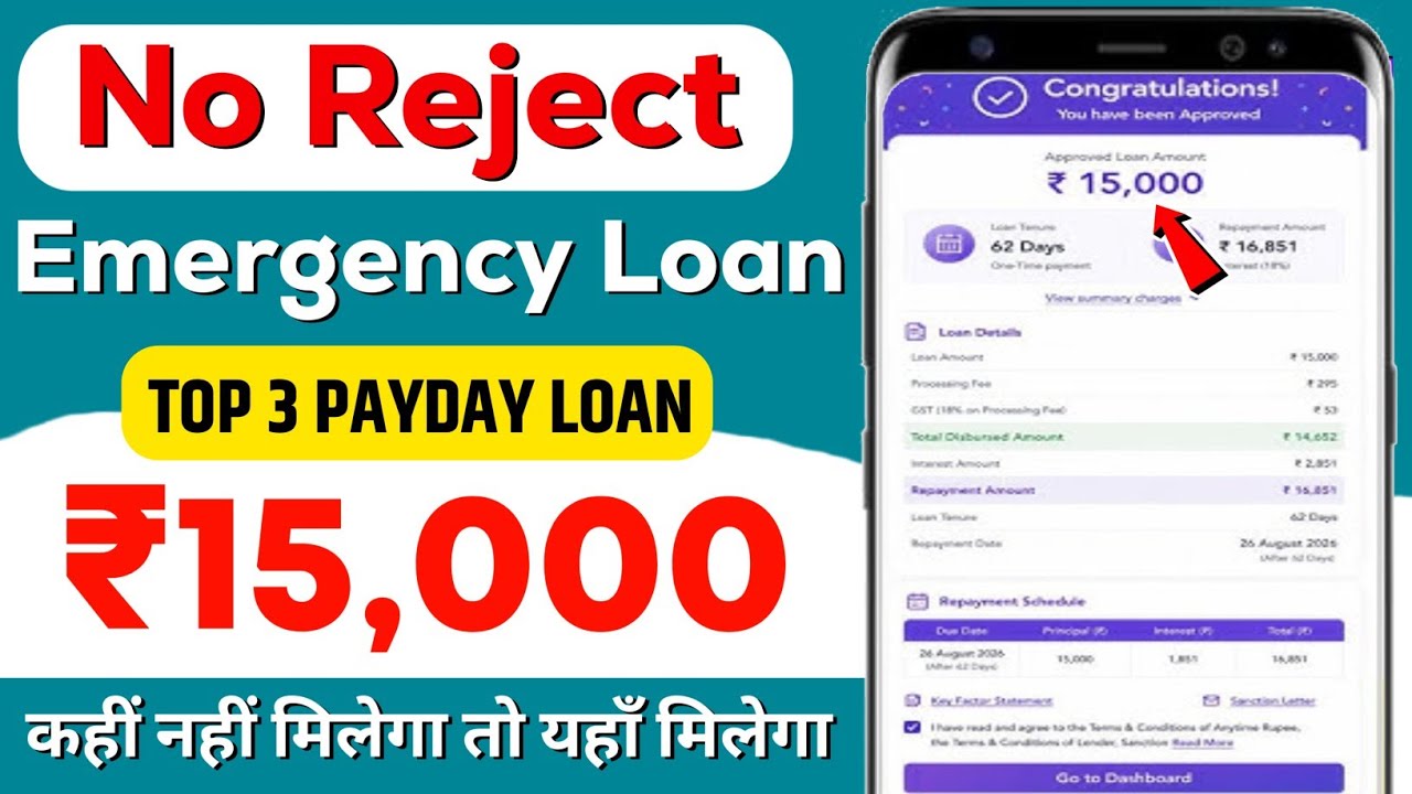 Top 3 payday Loan Apps For Low CIBIL Score | New Best Loan App 2026 | Low Cibil Score Instant Loan