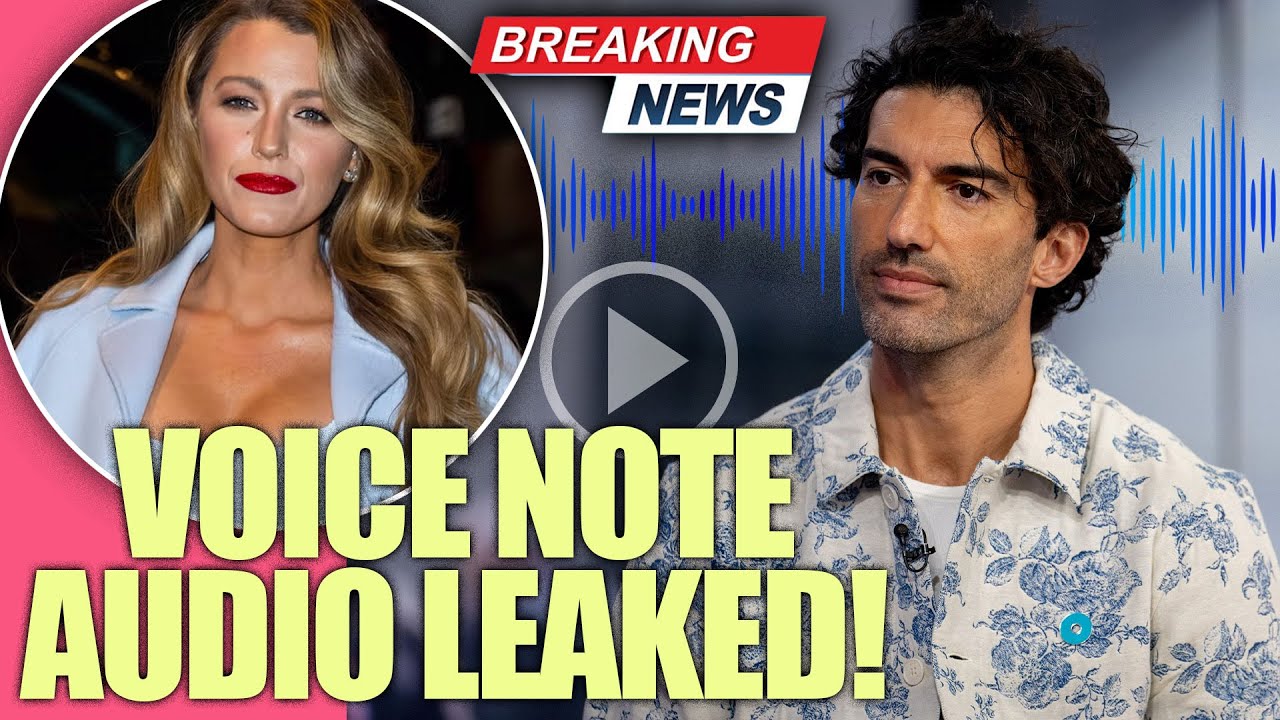 Breaking News- NEW Justin Baldoni (to Blake Lively) VOICE MEMO Leaked With NUMEROUS APOLOGIES