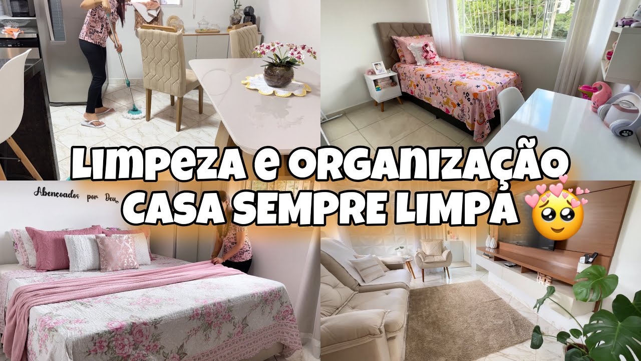 LIMPEZA E ORGANIZAÇÃO DO LAR 🏡 | CASA LIMPA E CHEIROSA Valéria Sousa