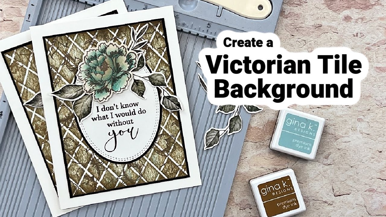 Victorian Tile Background Technique
