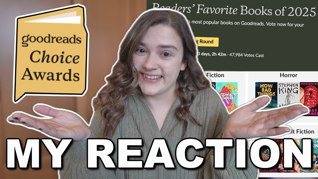 Goodreads Choice Awards 2025 reaction and what I'll be voting for ✨ [and books that got snubbed!]