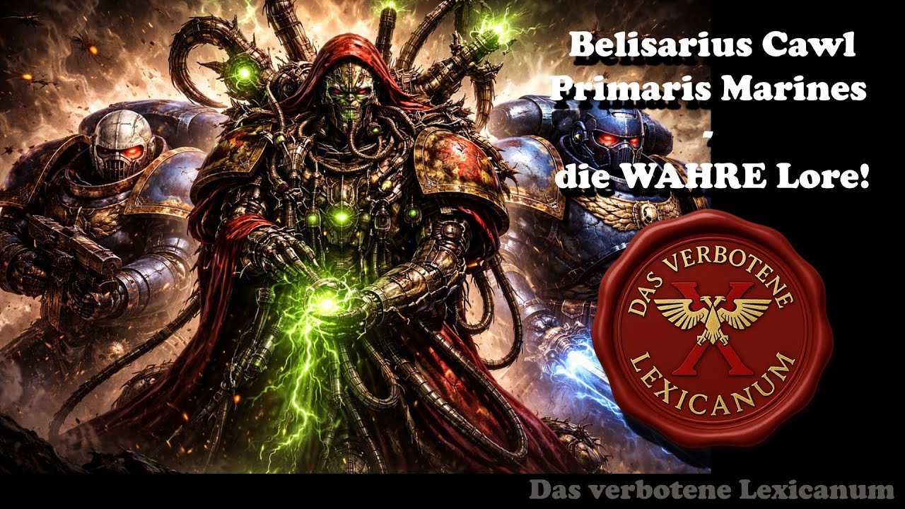 Belisarius Cawl / Primaris Marines – Die WAHRE Lore! Das verbotene Lexicanum | #Warhammer40k #comedy
