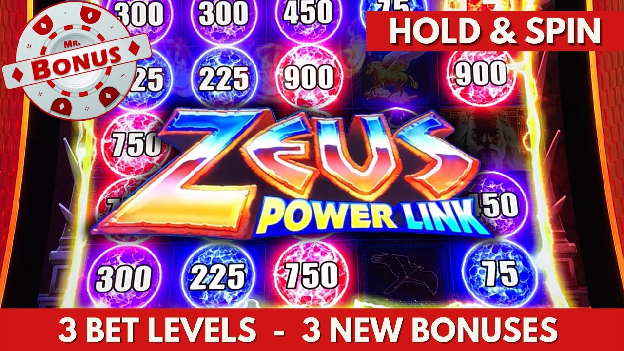 All Hail the Power of ZEUS Power Link Slot Machine!  Bonuses Keep Coming - No Min Bets This Time!! 💰