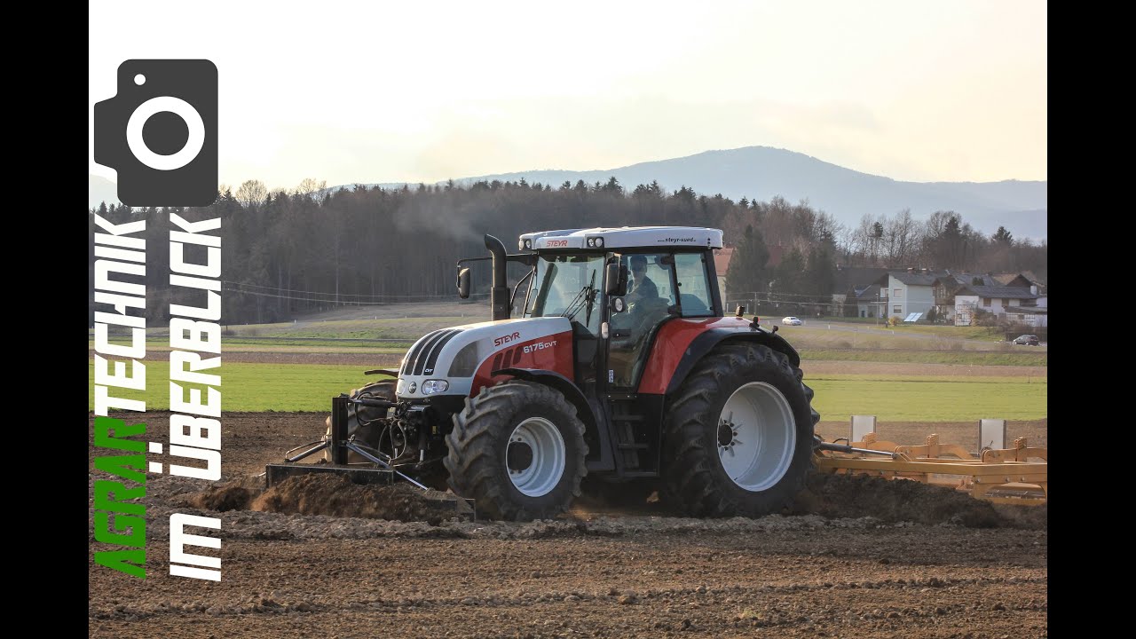 Saisonopening 2016|Ackerschleppen|Steyr CVT 6175|Agro-Stahl 7m Schleppe & Eigenbau Frontschleppe