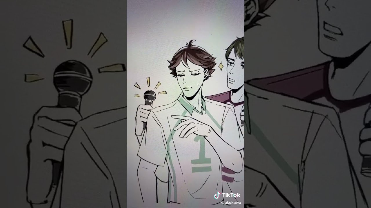 iwazumi pov : tsk! he always attracts everyone#anime #haikyuu #ushioi #iwazumi #iwaoi #oikawa