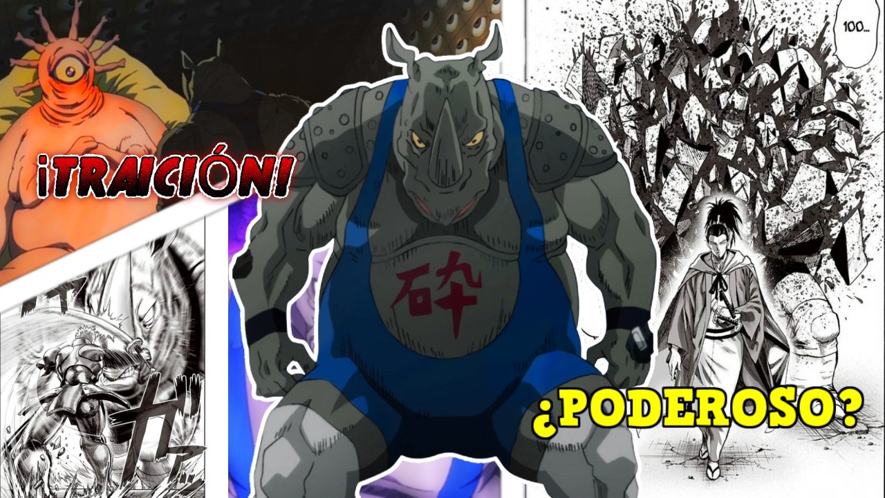 Rhino Wrestler: El Monstruo que Creyó Poder Derrotar a un Clase S | One Punch Man