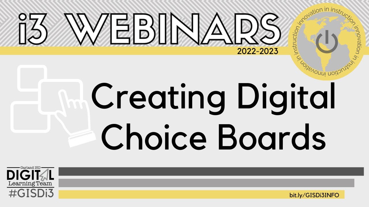 Creating Digital Choice Boards - Rachel Stewart