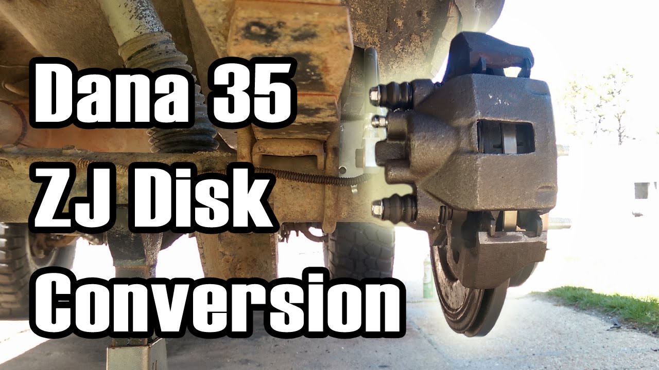 89 Cherokee Dana 35/44 Rear Disk Brake Conversion